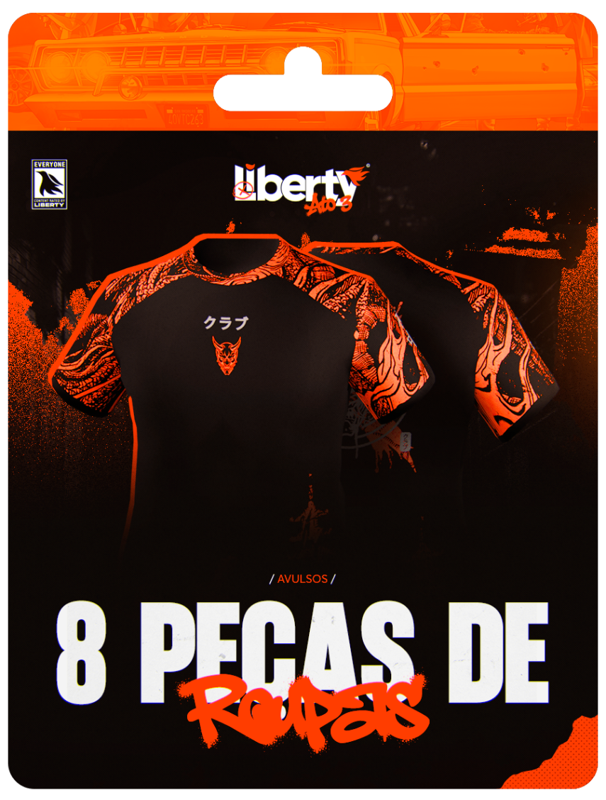 8 Roupas Personalizada